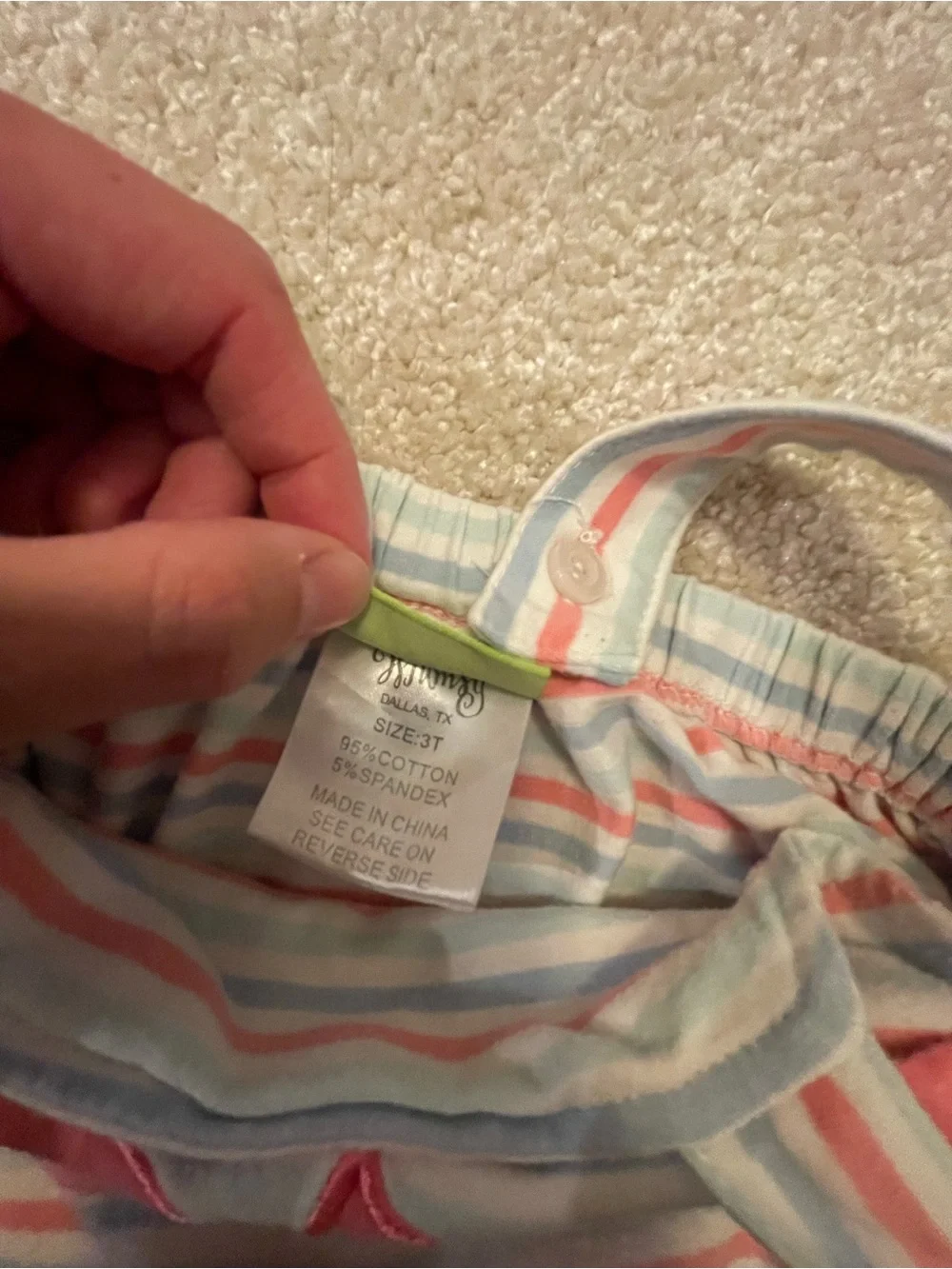 Classic Whimsy Striped Whale dress